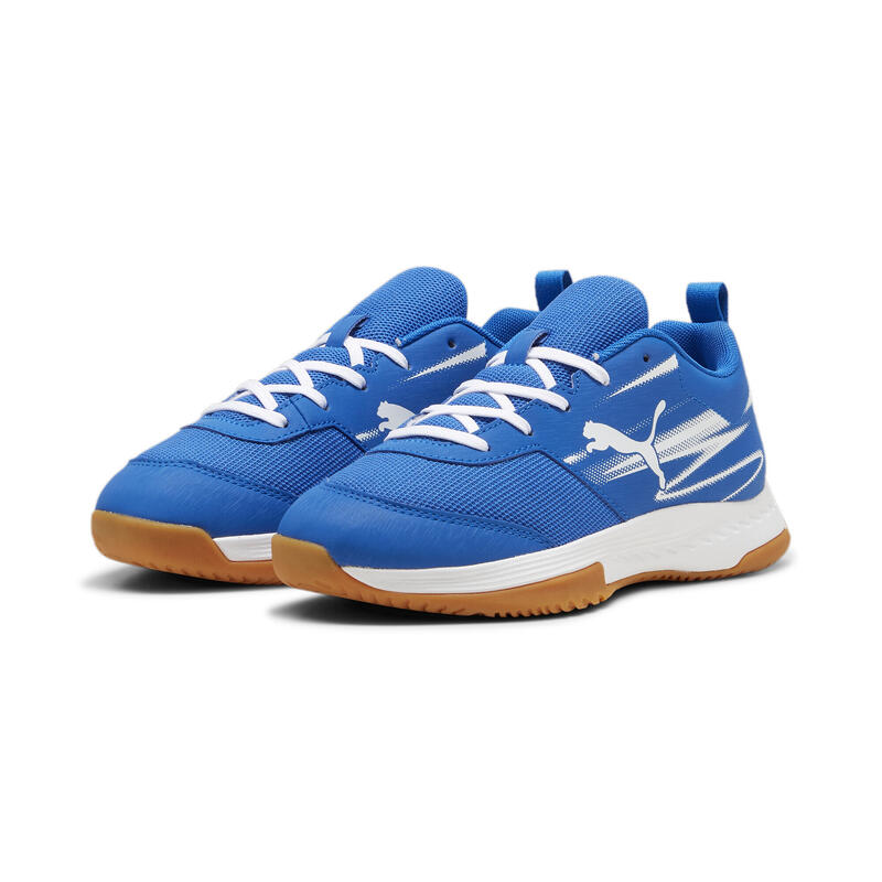 Varion II Hallensportschuhe Jugendliche PUMA Team Royal White Gum Blue Beige