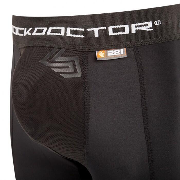 Shock Doctor Core Compression Short with BioFlex Cup Black L 5/5