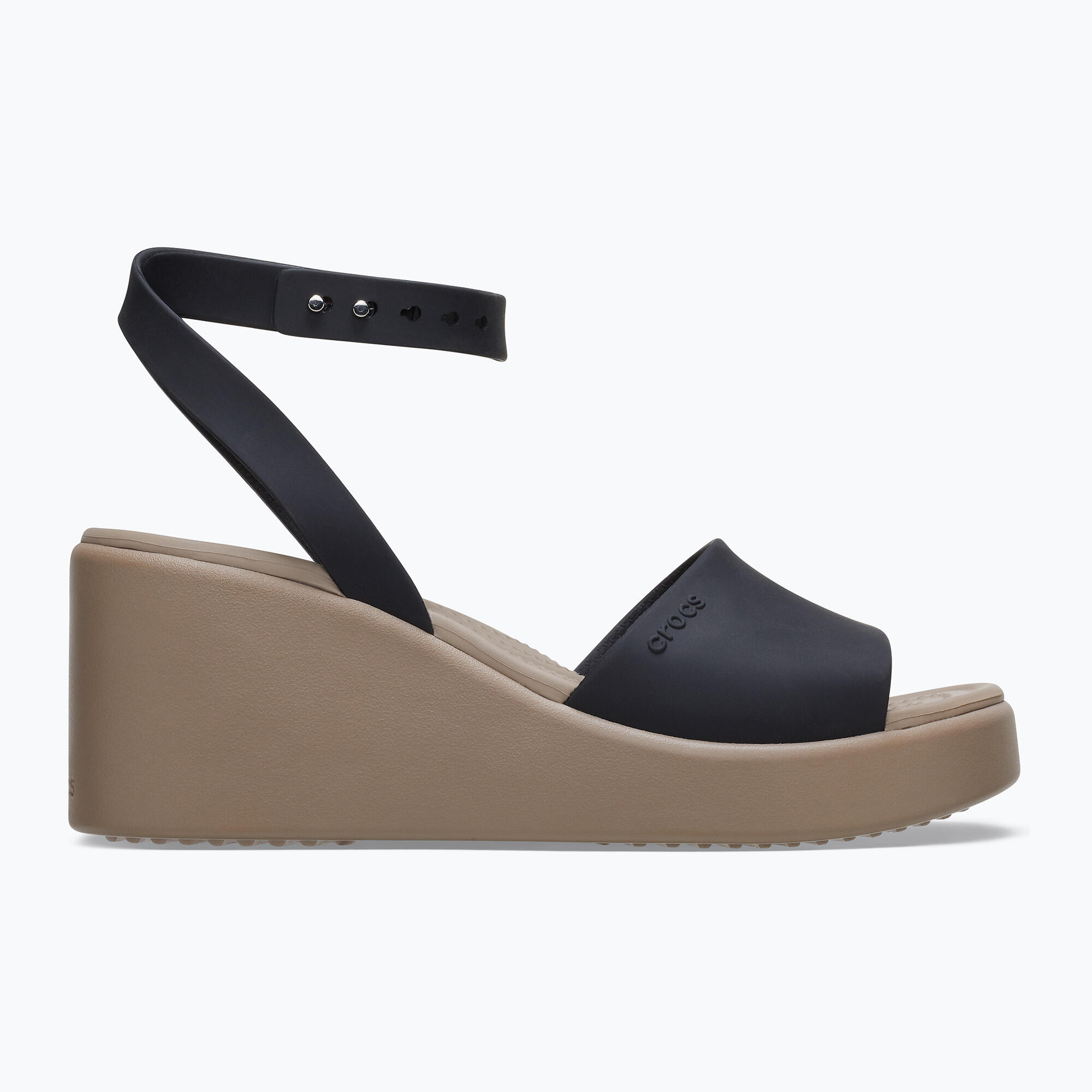 Sandalen femme Crocs Brooklyn enkelband wedge 2/5