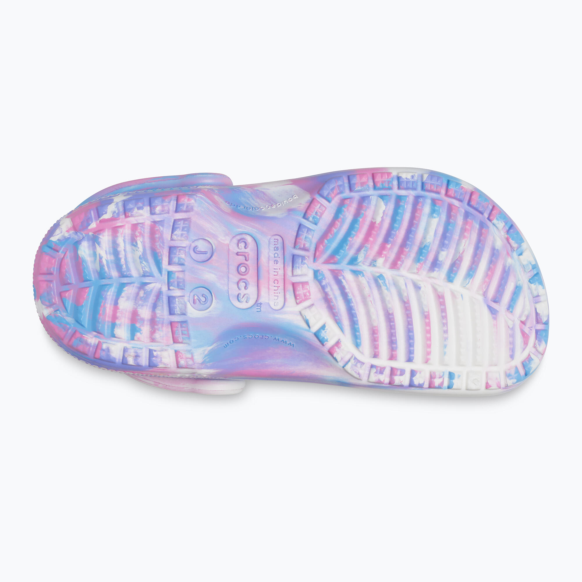 Crocs Classic Marbled Clog K gyerekcsúszdák 5/5