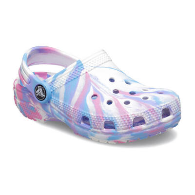 Chanclas Crocs Classic Marbled Clog T para niños