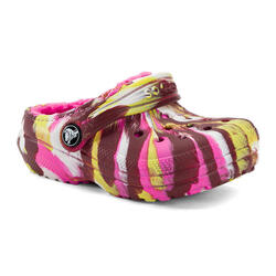 Chaussons électriques enfant Crocs Classic Lined Marbled Clog