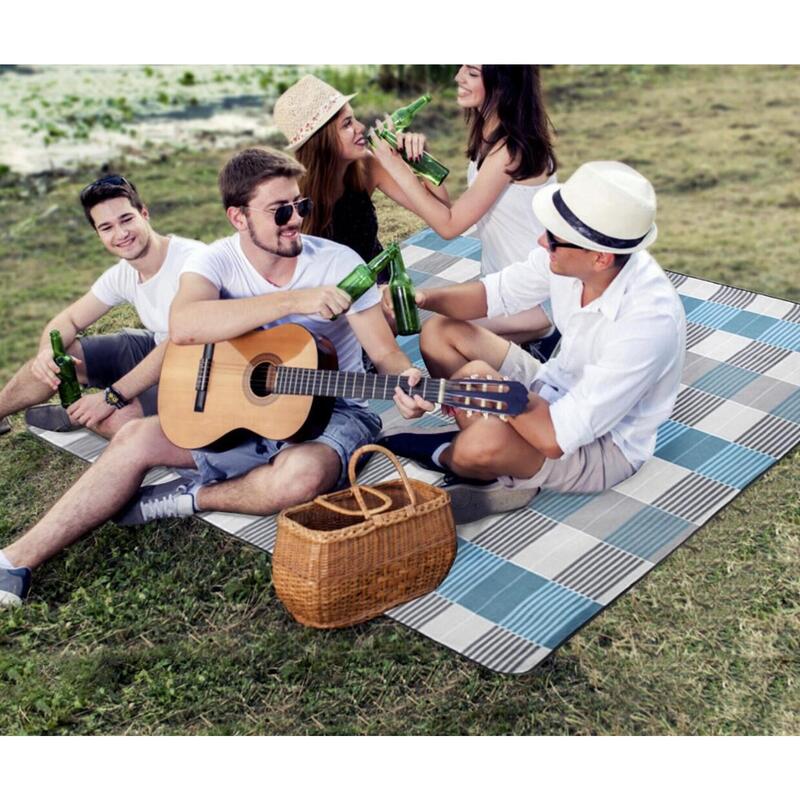 Koc Piknikowy Plażowy z Izolacją Duża Mata Polarowa