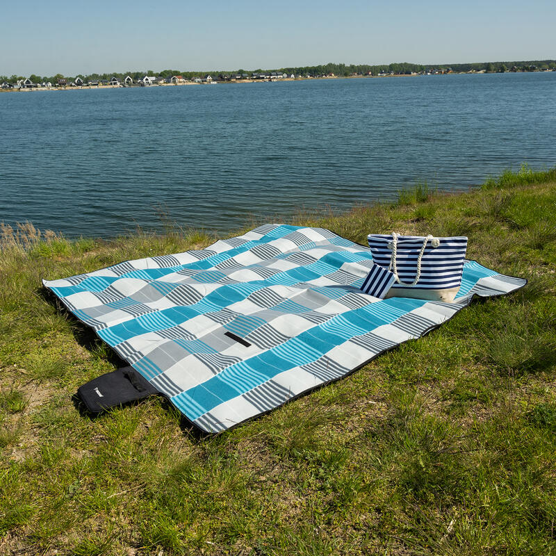 Koc Piknikowy Plażowy z Izolacją Duża Mata Polarowa