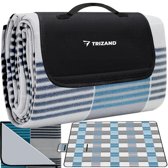 Koc Piknikowy Plażowy z Izolacją Duża Mata Polarowa