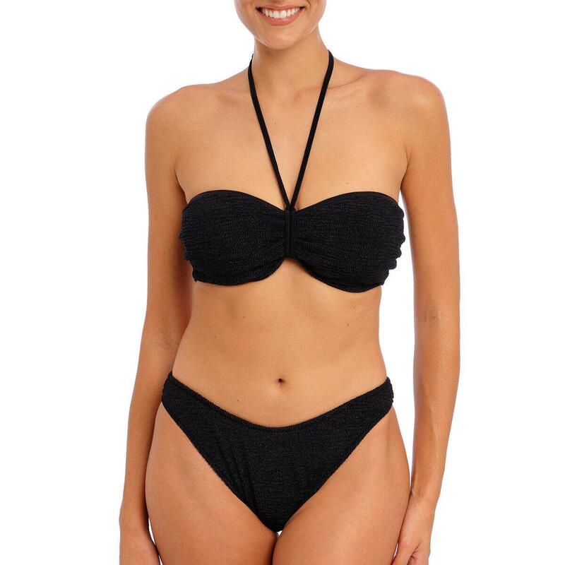 Bandeau top Ibiza waves met structuur en beugel