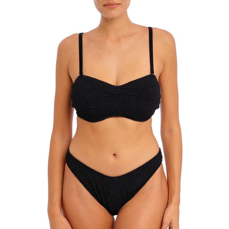 Bandeau top Ibiza waves met structuur en beugel