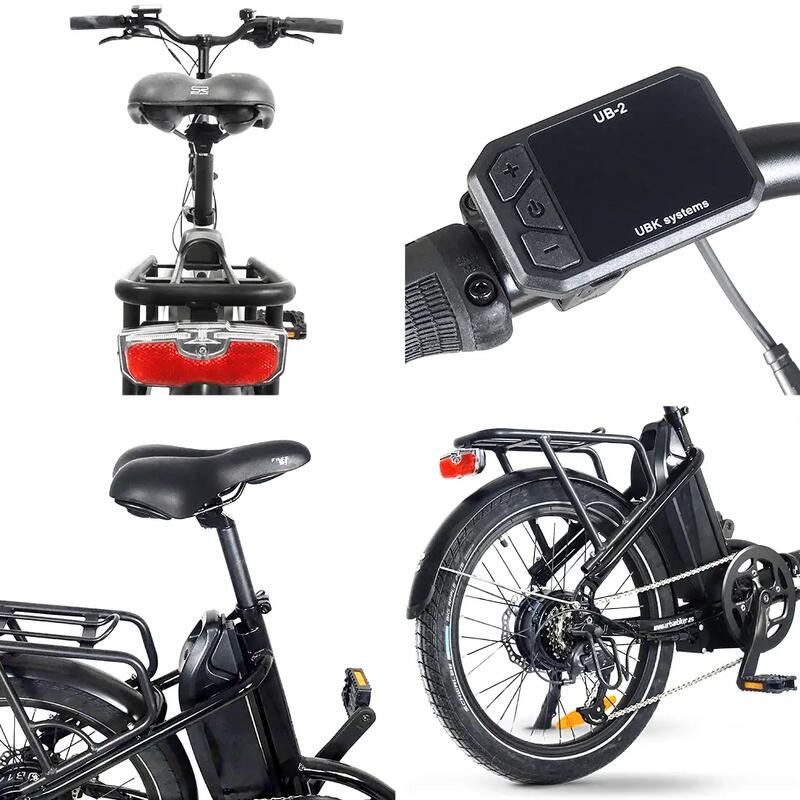Urbanbiker Mini | VAE pliable | 100KM Autonomie | Blanc | 20"