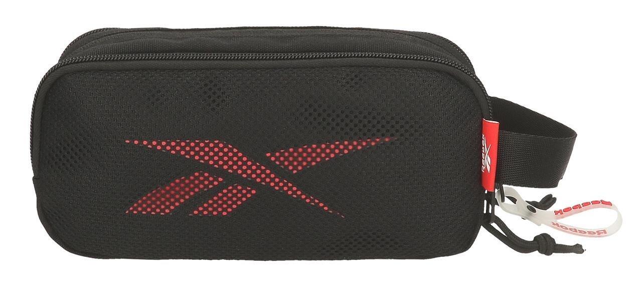 Astuccio tre scomparti ragazzo Reebok Portland 10cm Nero 2/5