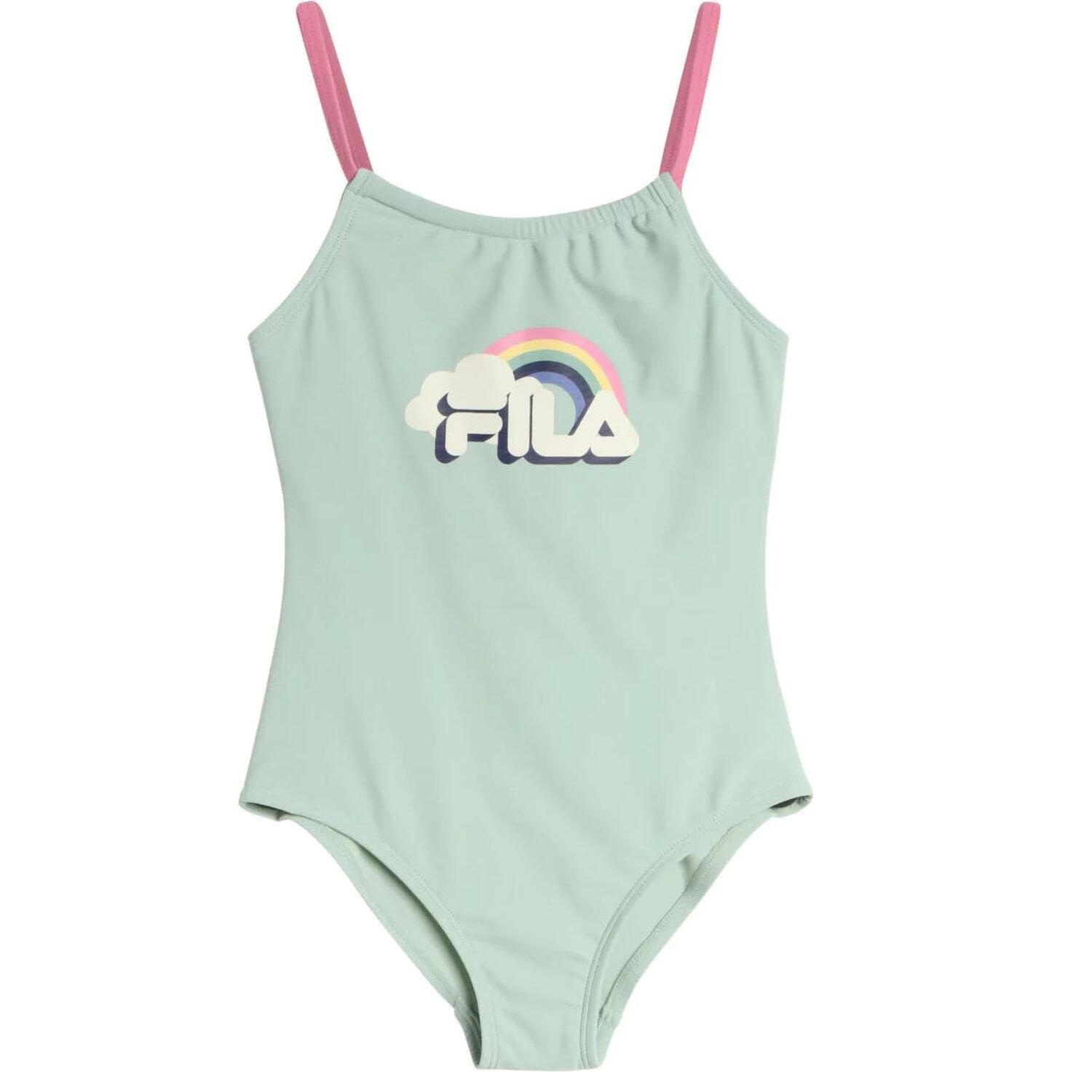 Fila - Maillot De Bain Une Pièce Fila Sinah Pour Enfants - Maillot De Bain 1 Pièce - Vert - Decathlon