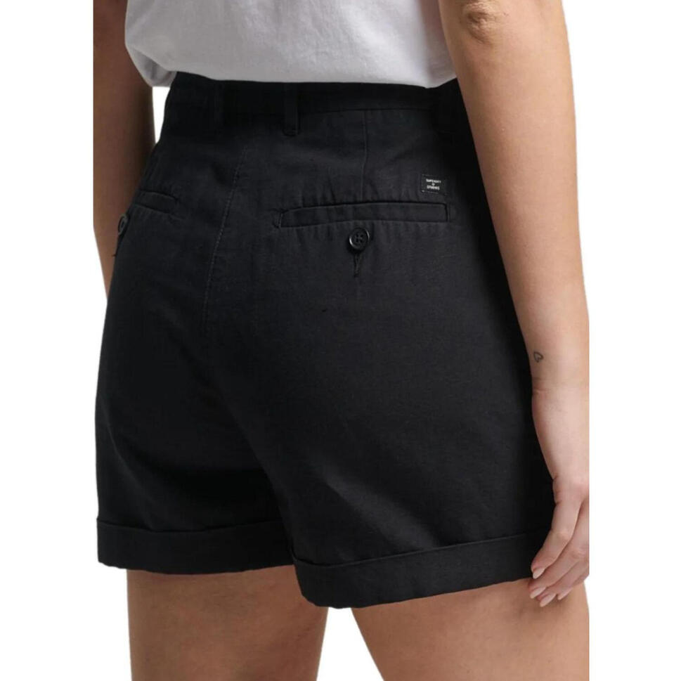 Spodenki sportowe damskie Superdry Studios Linen