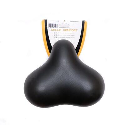 Selle comfort rocky zadel / fietszadel met punt- zwart