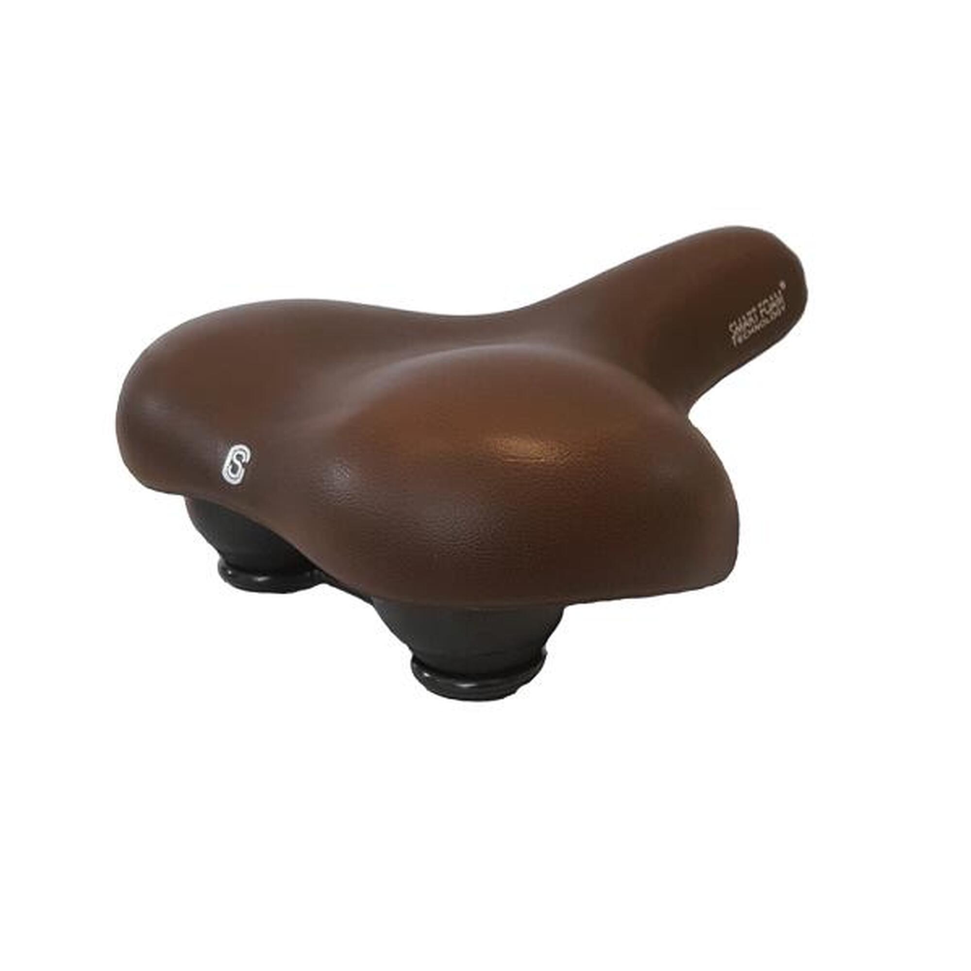 Selle Comfort selle Catana 25 x 22 cm unisexe gel/acier marron