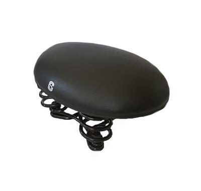 Selle comfort rokzadel / fietszadel - smart foam techniek - zwart