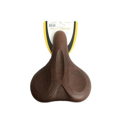 Selle comfort e-bike soft fietszadel - bruin