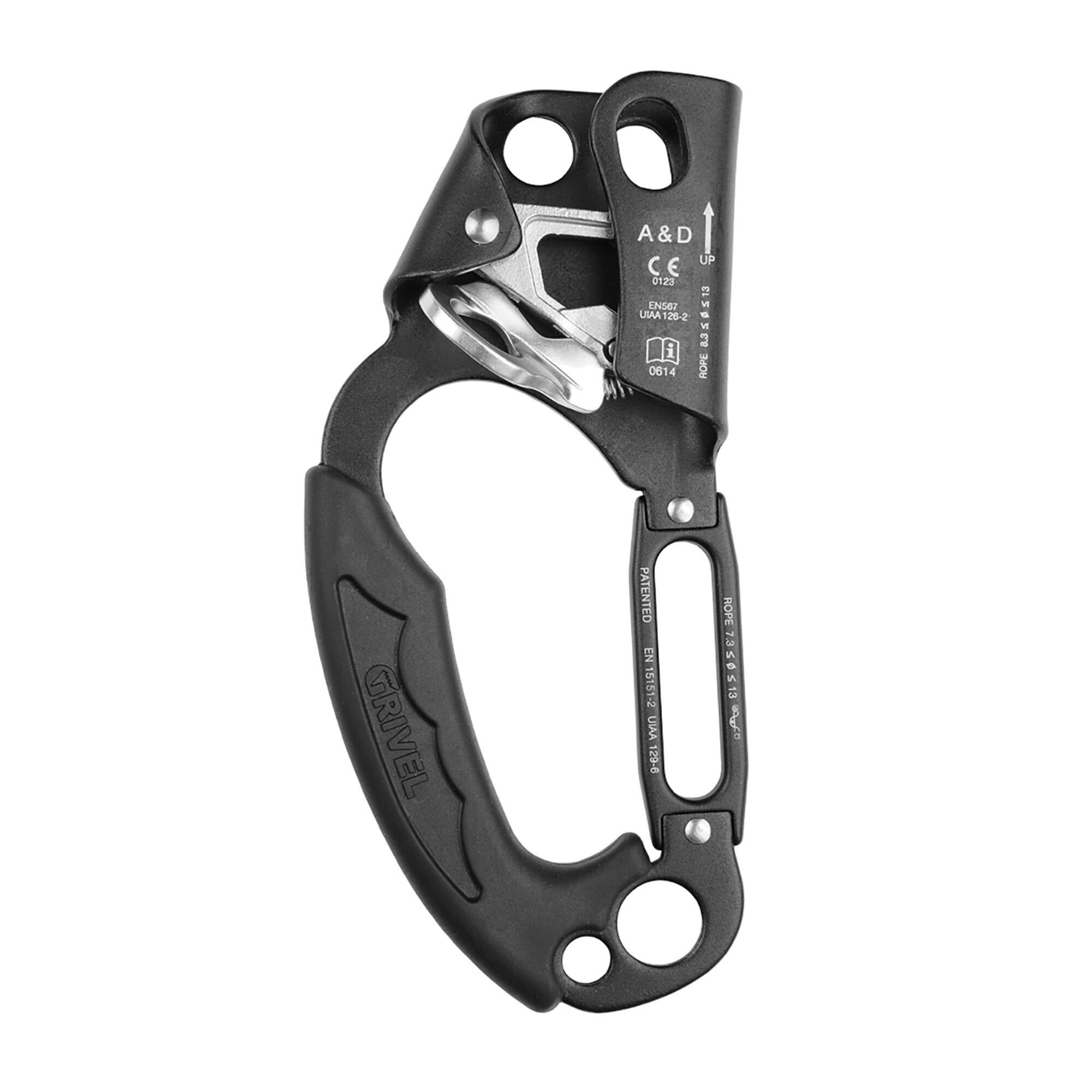 Grivel - Grivel Pince D'Escalade Ad Ascender Descender - Bloqueur - Noir - Taille Unique - Decathlon