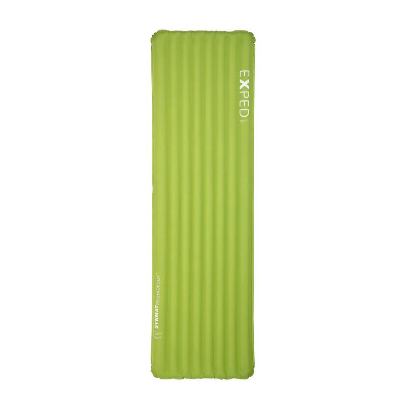 Esterilla Exped Ultra 3R M verde de canales longitudinales, versión R 2,9