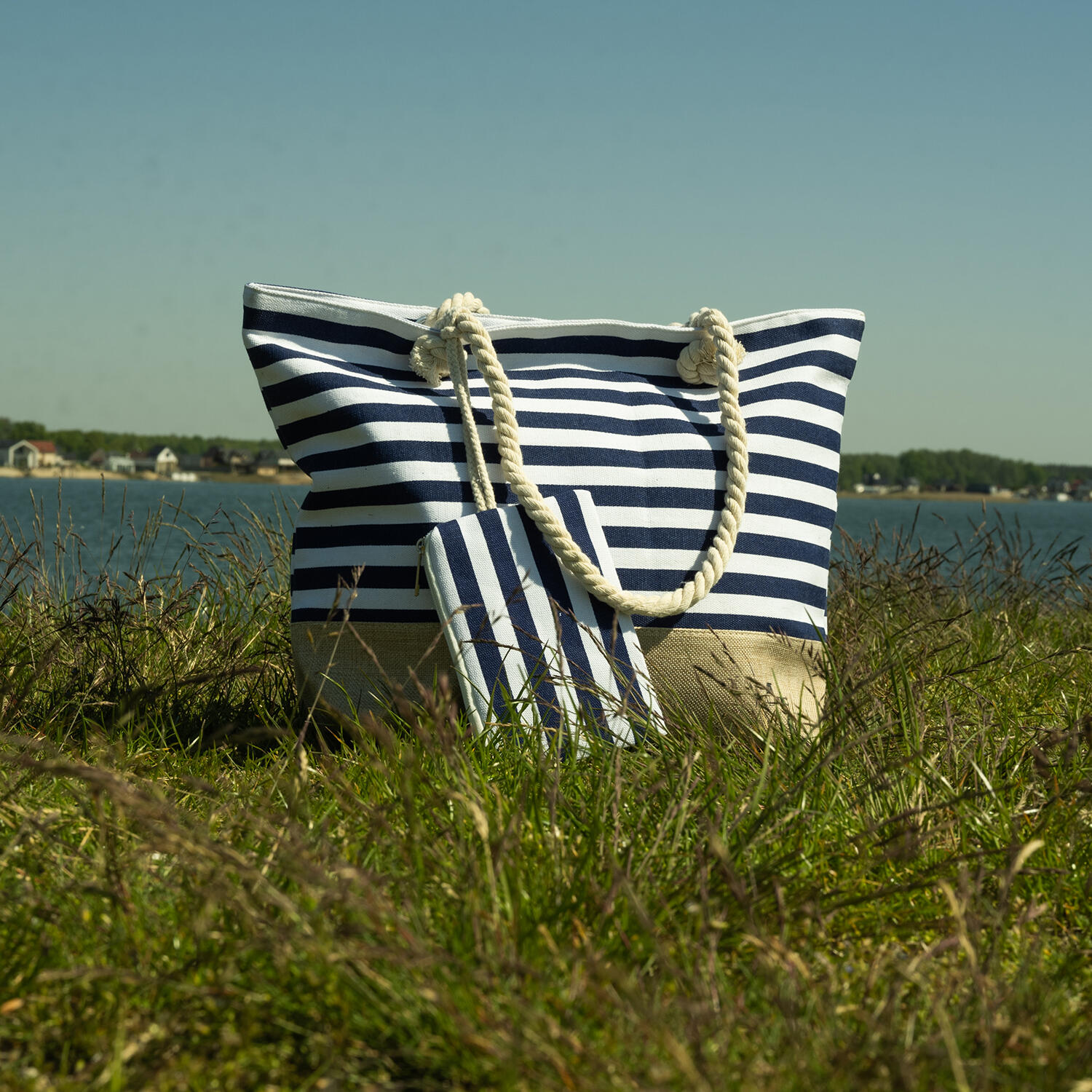 Torba Plażowa na Plażę Duża Torebka 4/6