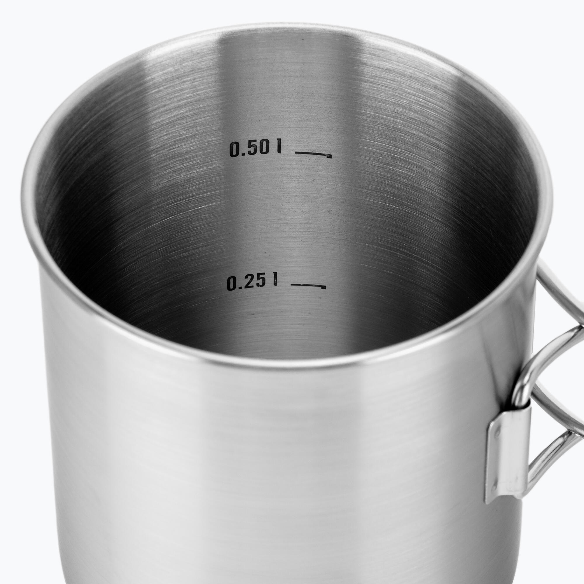 Tatonka Tazza in acciaio inox con manici 600ml 3/4