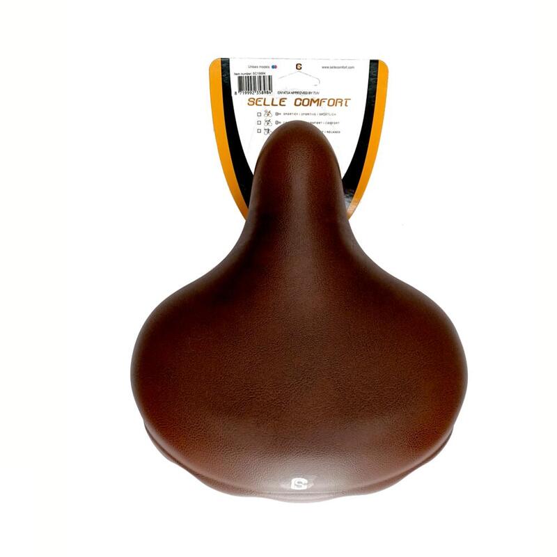 Selle Selle Confort Drifter Brun - Design Rétro pour Vélo