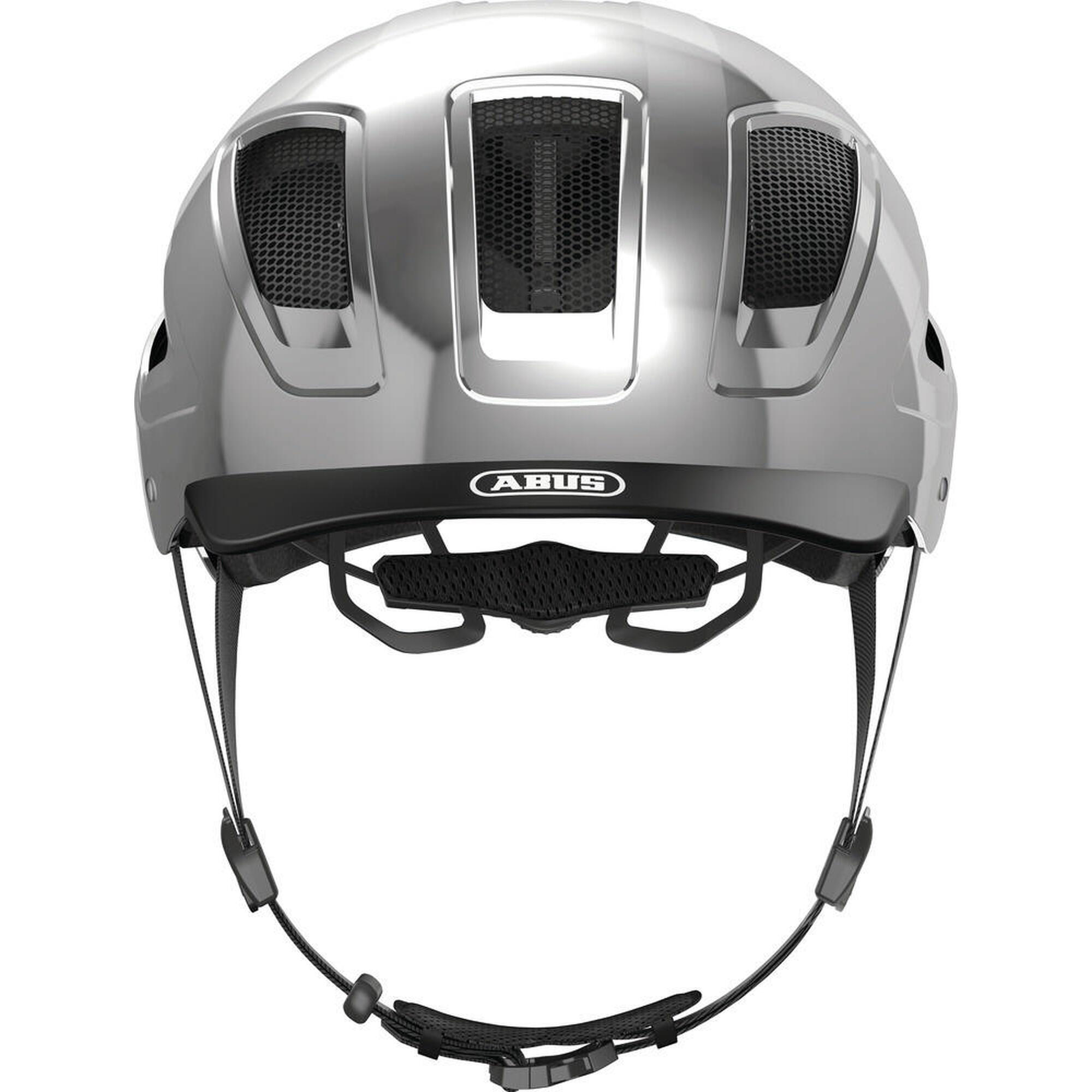 Casco ciclista Hyban 2.0 Cromo Plata