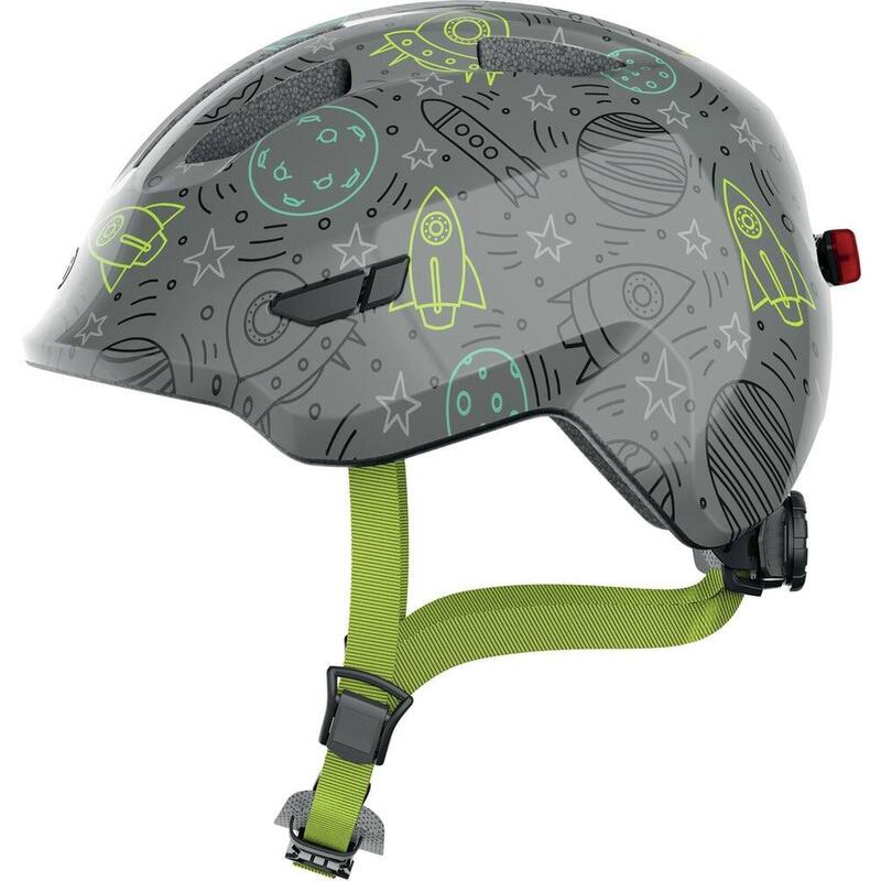 Casco de bicicleta Smiley 3.0 LED Gris Espacio S 45-50 cm