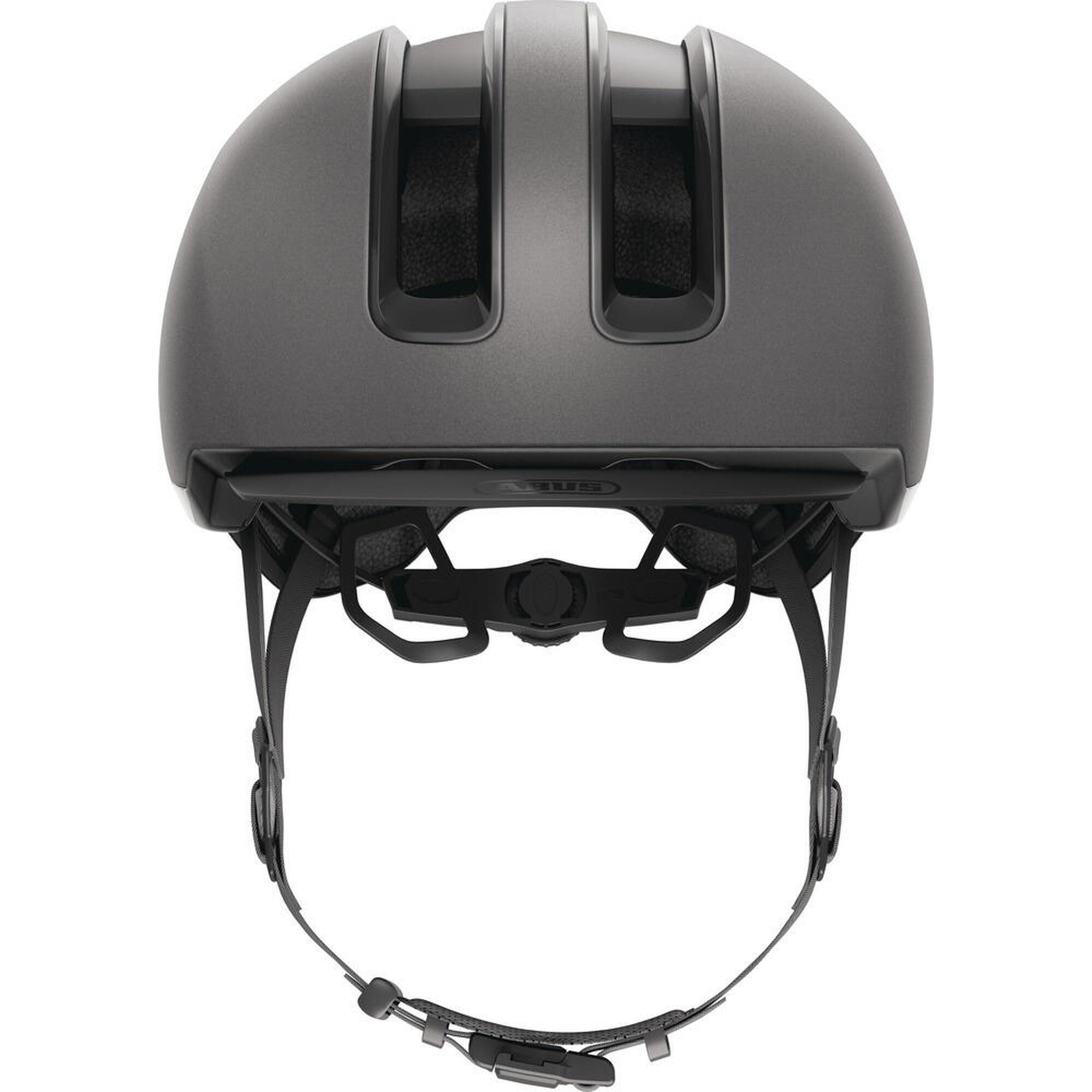 ABUS Kask rowerowy „Hud-Y” ciemnoszary