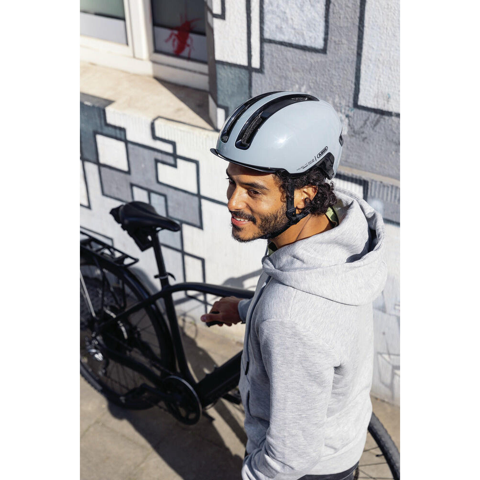 Kask rowerowy „Hud-Y Ace” szary