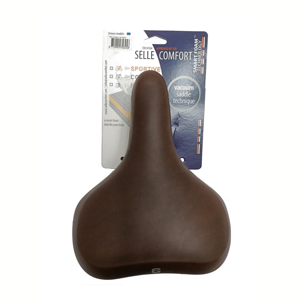 Selle Comfort FD1501C - selle marron en memory foam 2/4