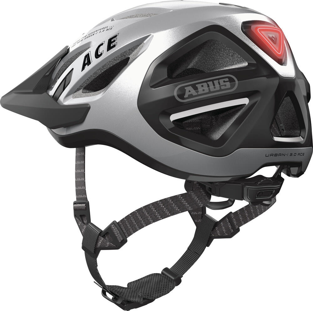 Casque Abus Urban-I 3.0 ACE vélo argent M 52-58cm 5/7
