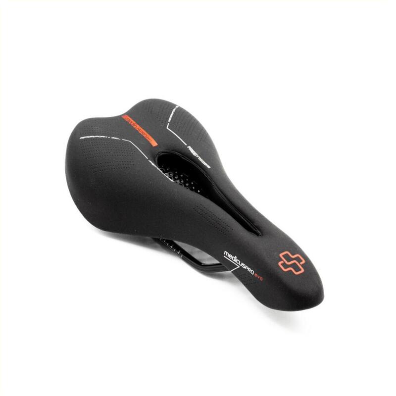 D Sa bicicleta Memory Foam si Gel, Medicus Pro Evo 7.0 MTB, negru, 27.5x13.5cm