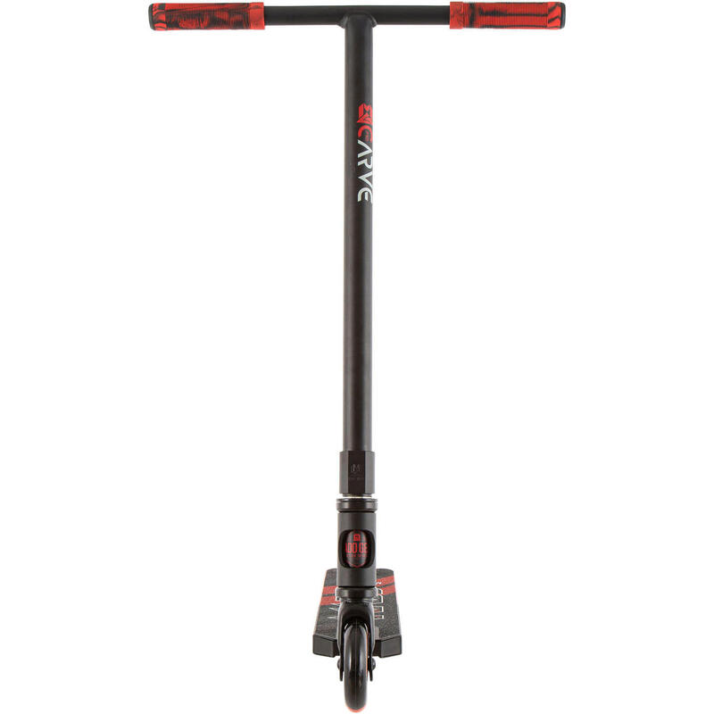 Trottinette TRougetinette freestyle  Carve Pro X  Noir-Rouge