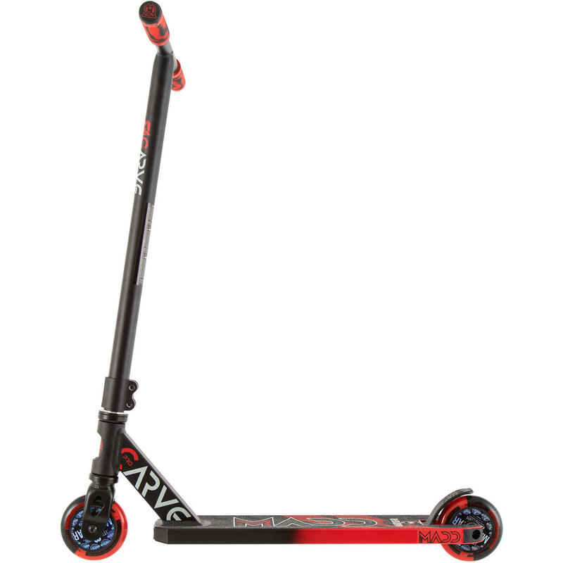 Trottinette TRougetinette freestyle  Carve Pro X  Noir-Rouge