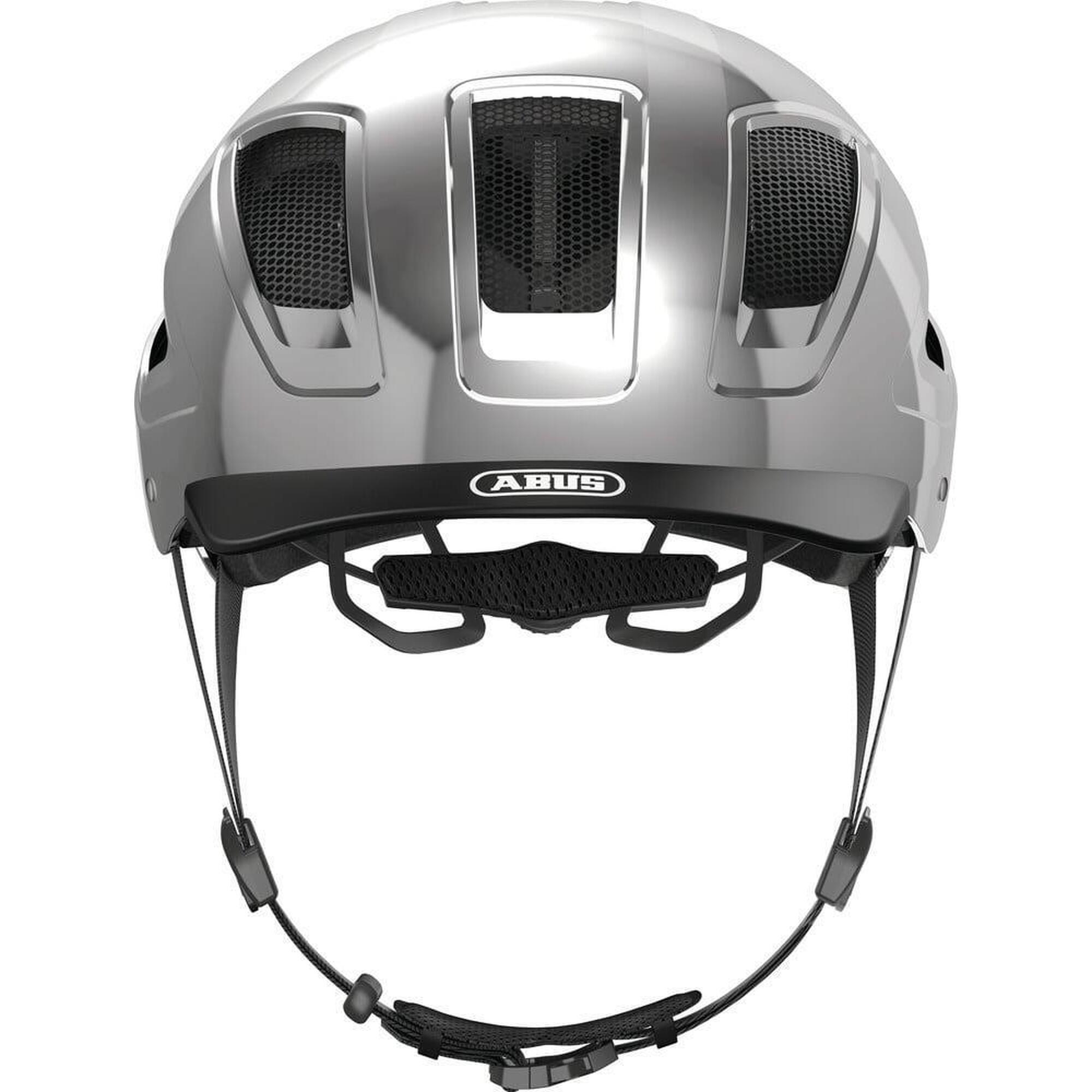 Casque de vélo urbain homme Hyban 2.0 argent