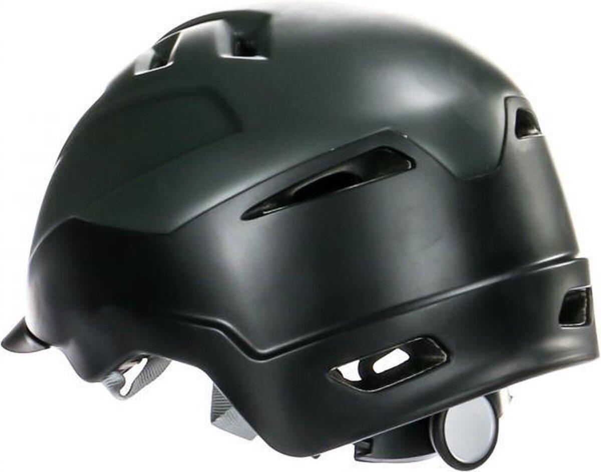 Casco E'City M (54-59Cm) - Negro / Gris Oscuro Mate 5/7