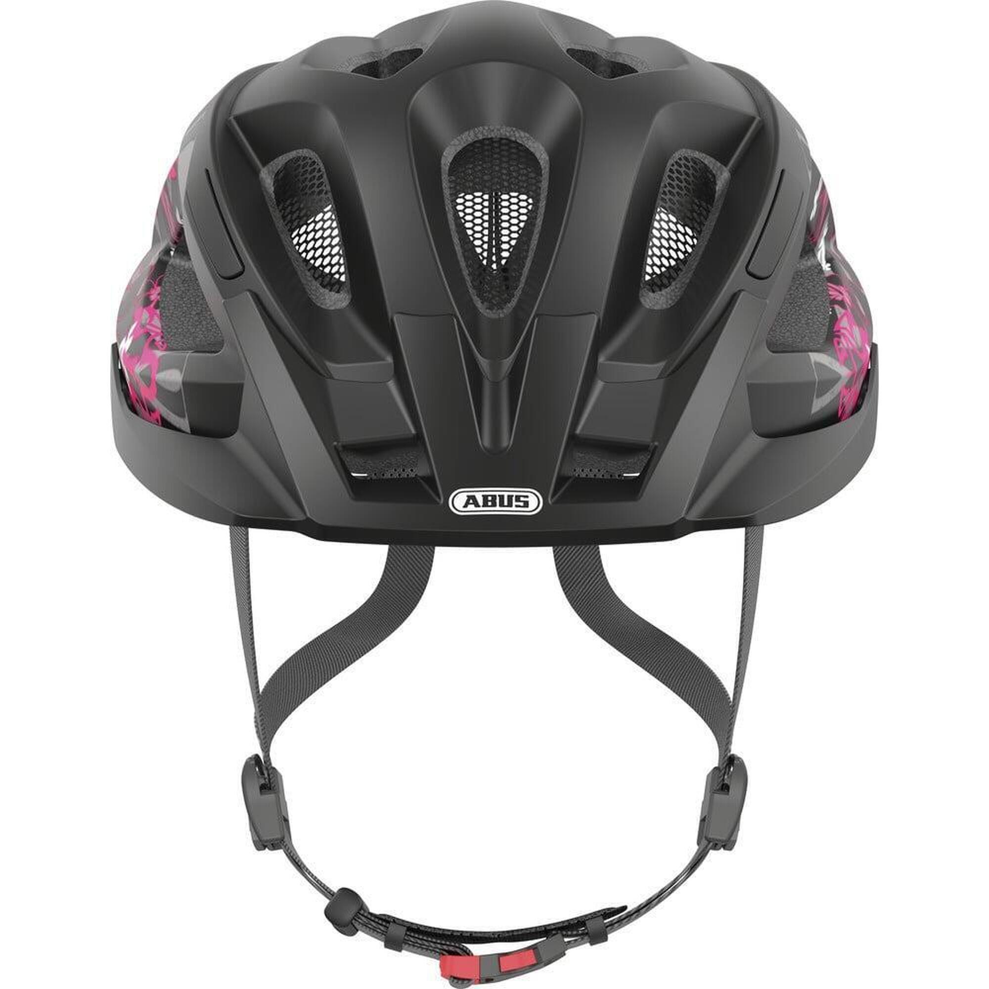 ABUS Casque de loisirs "Aduro 2.0", noir-rose