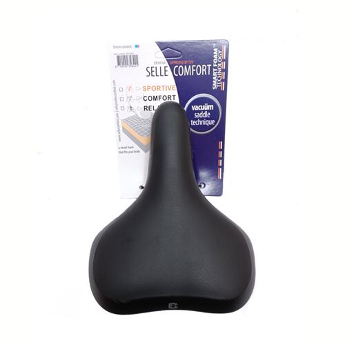 Selle Comfort Pure Fietszadel - Zwart - Met Smart Foam Techniek 6/7
