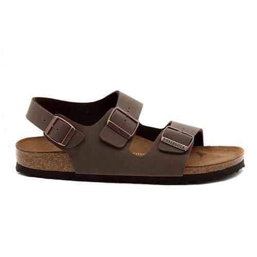 Sandália birkenstock milano mocca marrom adulto