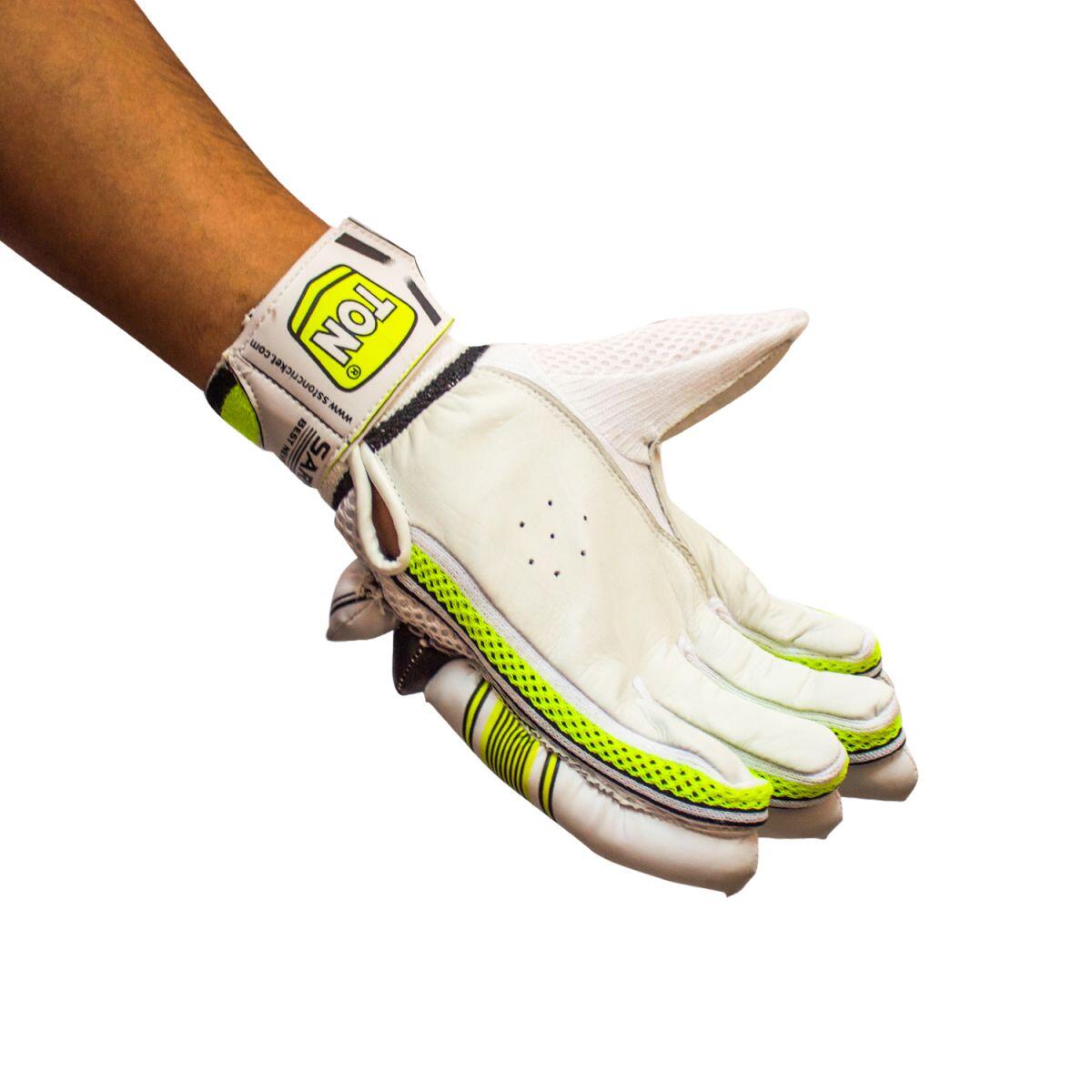 SS TON 999 Cricket Batting Gloves | Multicolor | Size: Boys | For Right-Hand 5/5