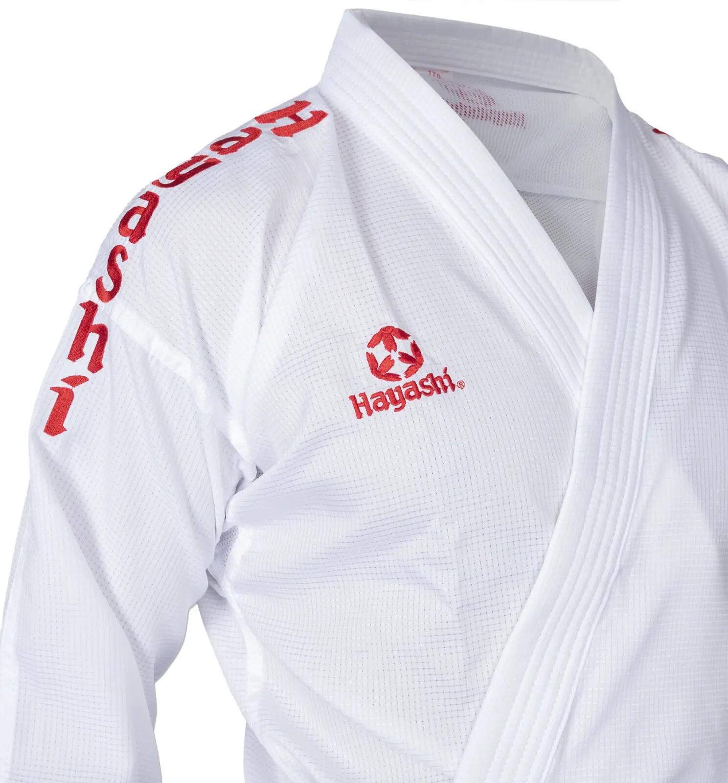 Karate-Gi Set “Air Deluxe Competition” ( aprobat WKF ) - Alb, Marimea 165 cm 2/7