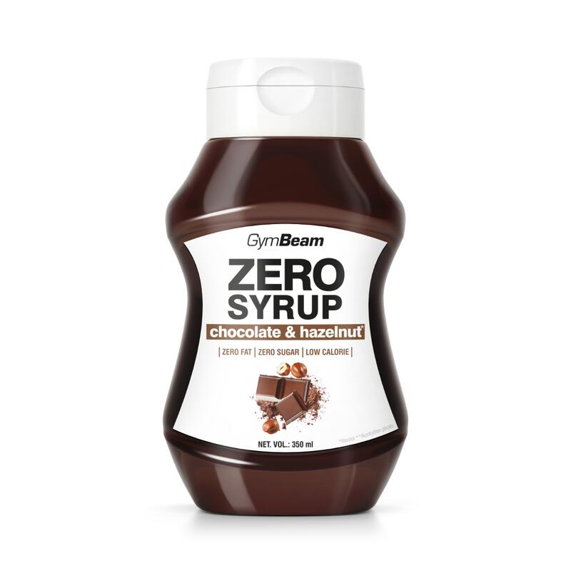 Syrop bez kalorii GymBeam o smaku czekolady i orzechów laskowych 0 KCAL 350 ml