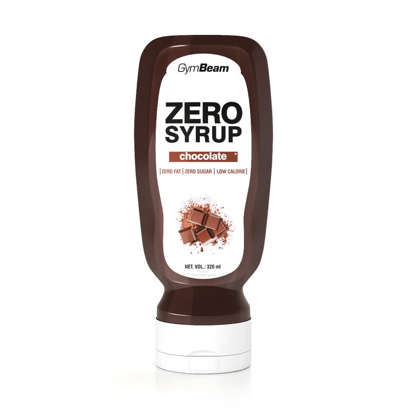 Syrop bez kalorii 0 KCAL GymBeam 320 ml czekoladowy