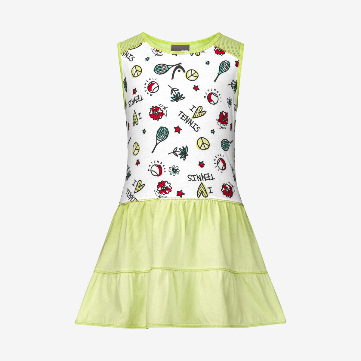 Head - Tennis Dress Girls - Robe - Vert -  3 À 4 Ans - Decathlon