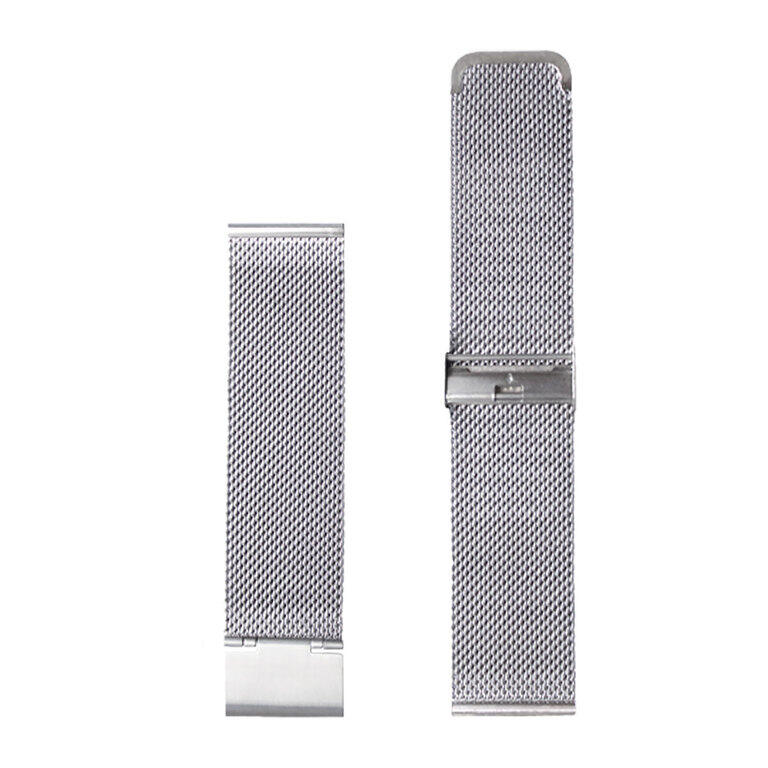 Pasek do zegarka Watchmark Srebrny mesh 22 mm