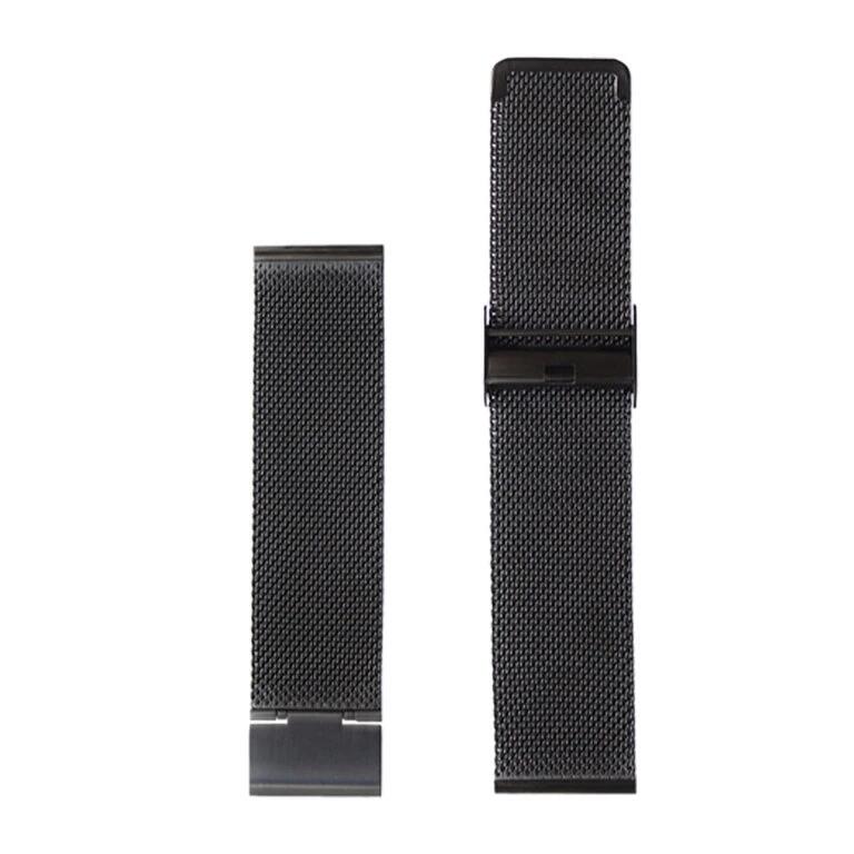 Pasek do zegarka Watchmark Czarny mesh 22 mm