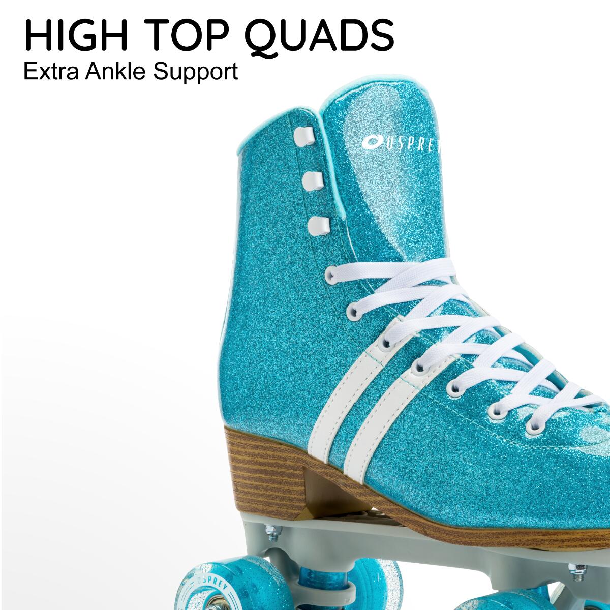 Osprey High Quad Roller Skates for Kids with ABEC 5 Bearings 5/6