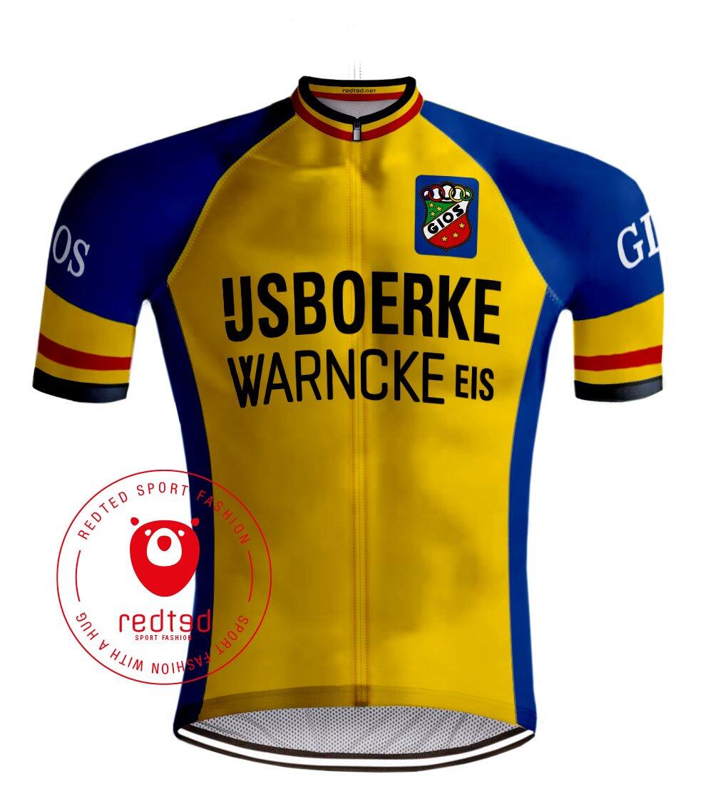 REDTED Retro Wielershirt IJsboerke Warncke - REDTED