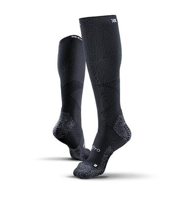 Soxpro trekking mid sokken met anti-verstuiking trekking grip paars