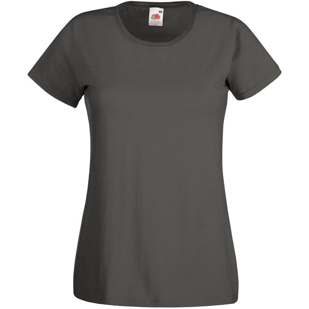 Womens/Ladies Value Fitted Short Sleeve Casual T-Shirt