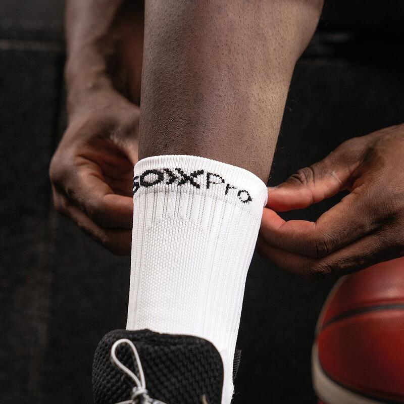 SOXPro Fast Break Calze Basket Anti Distorsione Nero